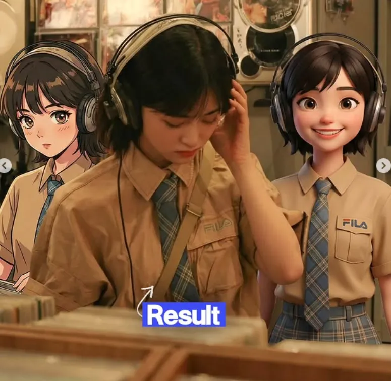 3-Style Character Portrait | Realistic, Anime & 3D - Free AI Art Prompt