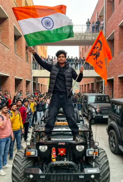 Campus Flagstorm - Free AI Art Prompt