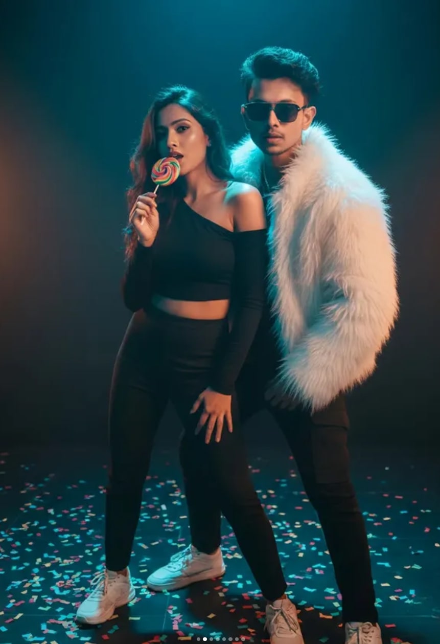 Cinematic Dance Duo Portrait - AI Prompt