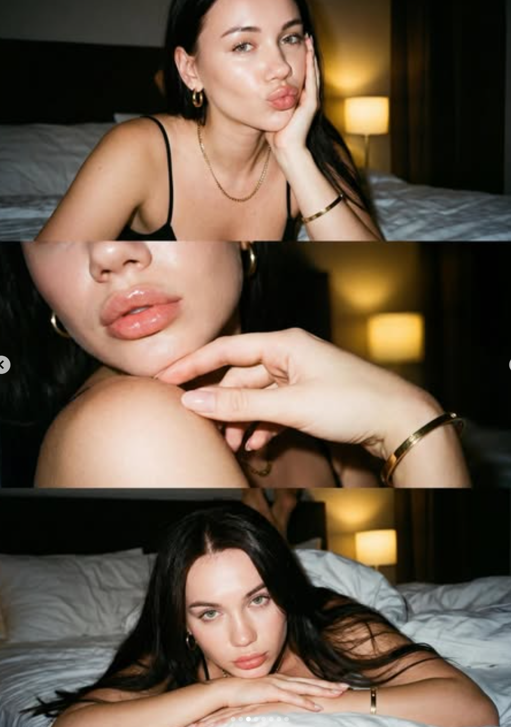 Cinematic Night Glam Vertical Collage - Gemini & chatgpt Image AI Prompt