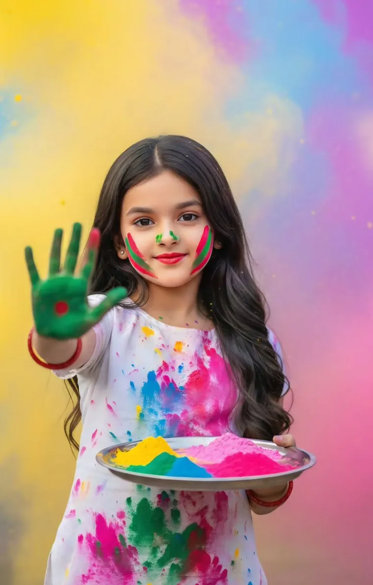 Happy Holi - Free AI Art Prompt