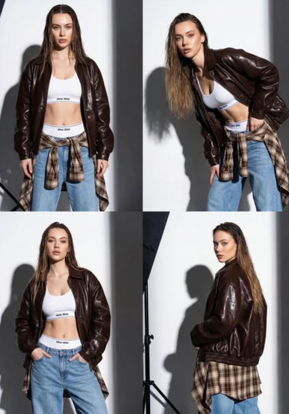 High-Fashion Streetwear Studio Collage | 2000s Editorial Look - AI Prompt