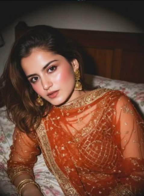 Lo-Fi Orange Glow Portrait✨ - AI Prompt