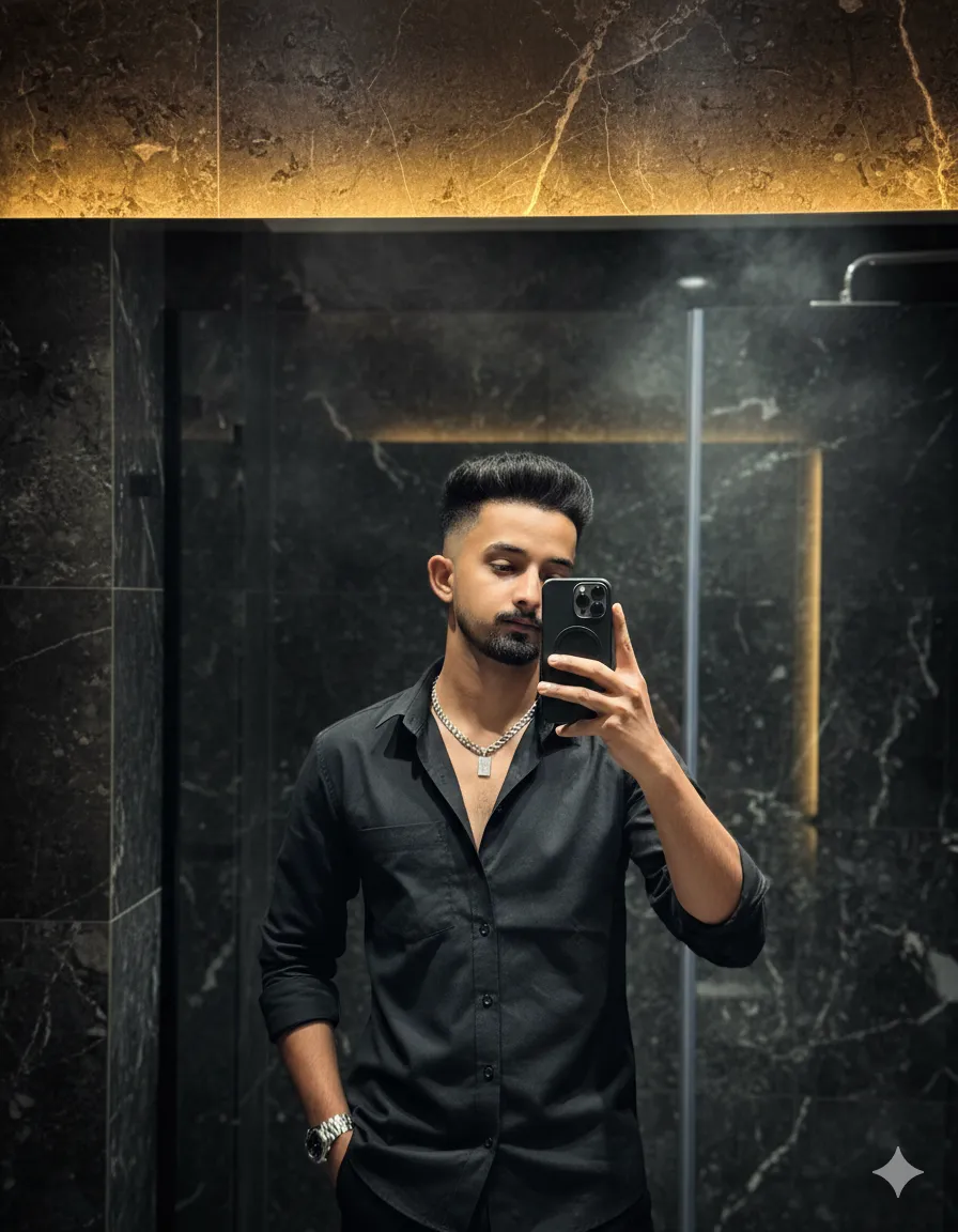 Luxury Mirror selfie - Free AI Prompt