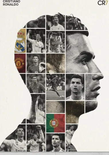 Luxury Monochrome Dual Exposure Tribute Poster - Free AI Art Prompt