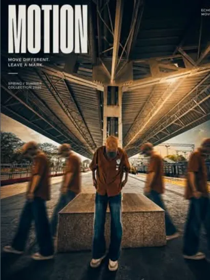 Motion Drift Editorial - Gemini & chatgpt Image AI Prompt