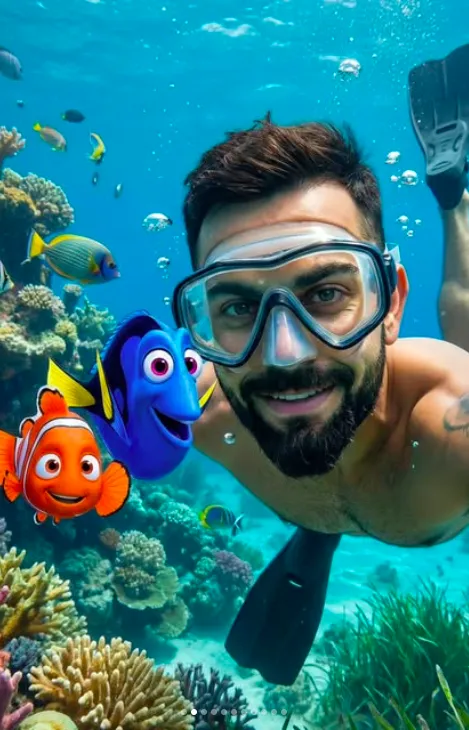 Nemo Ocean Trio Dive - Gemini & chatgpt Image AI Prompt