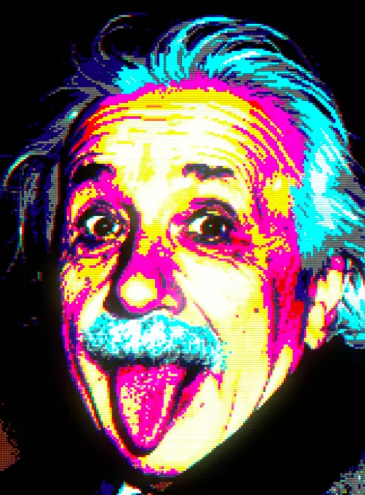 Neon Pixel Relic - Gemini & chatgpt Image AI Prompt