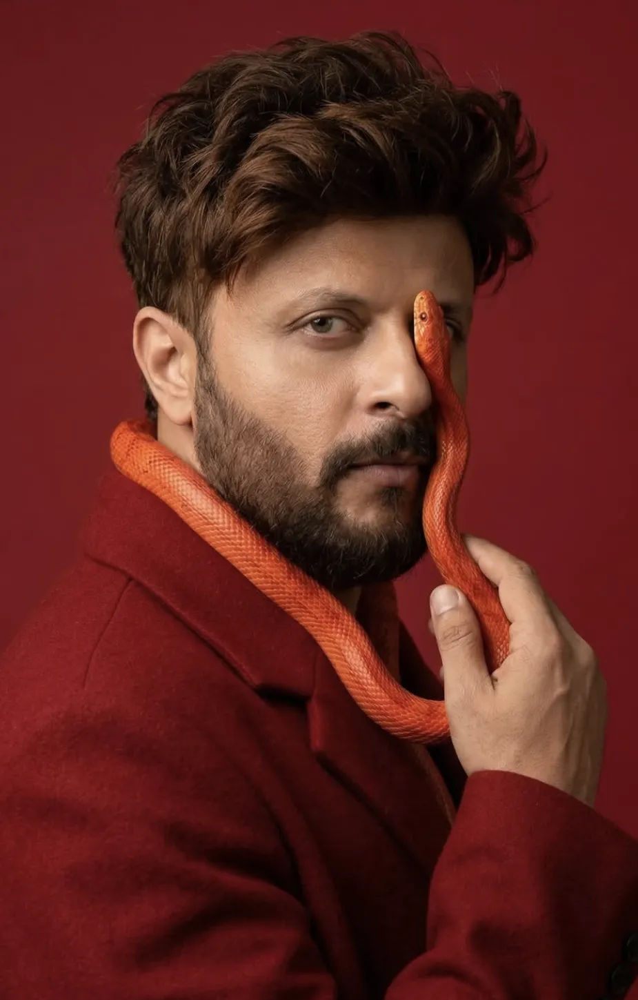 Snake Red THeme - Gemini & chatgpt Image AI Prompt