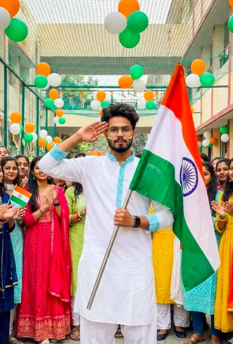 Tiranga Salute - Free AI Art Prompt