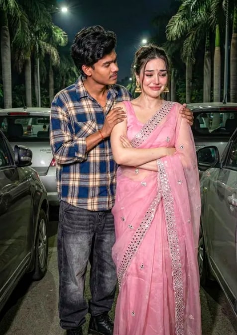 Ultra-Realistic Cinematic Couple Confrontation Portrait - AI Prompt