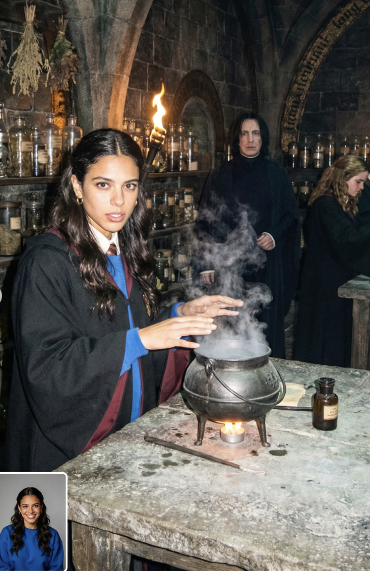 underground potions classroom - AI Prompt